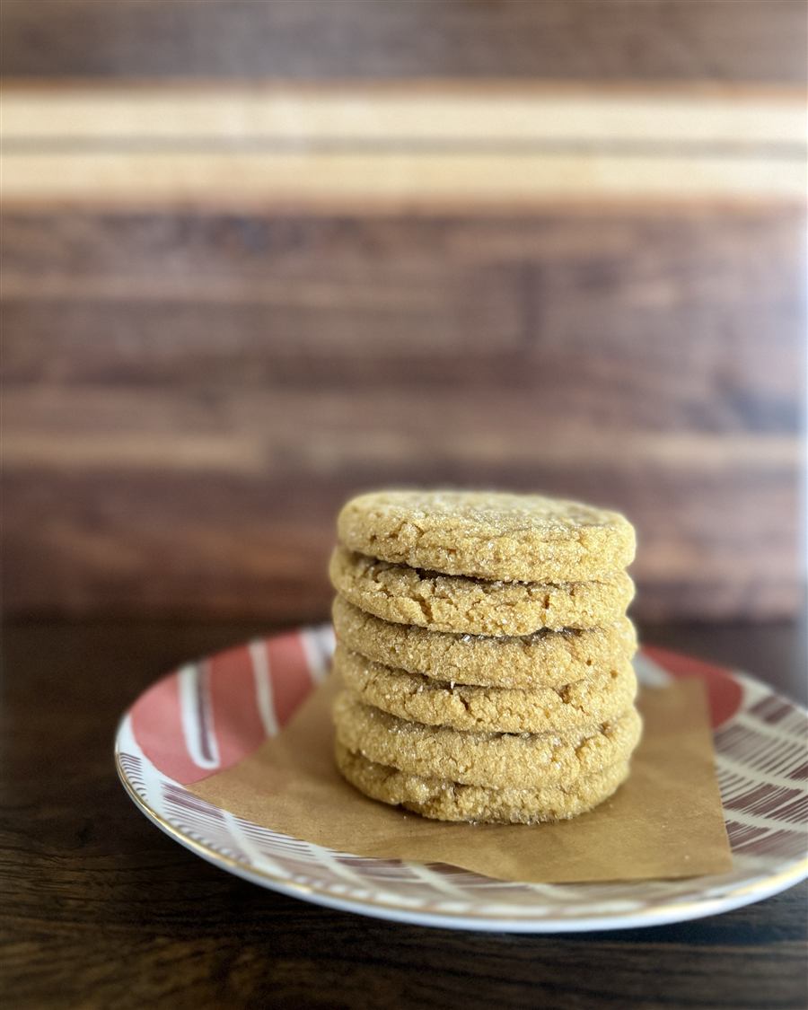 Stack of sugar cookies